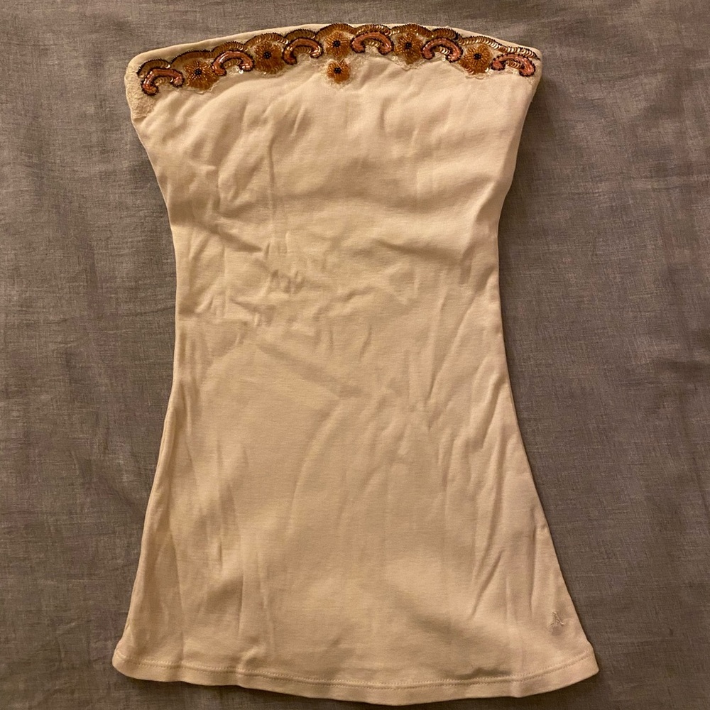 American Eagle Sequin - Beaded Tube Top